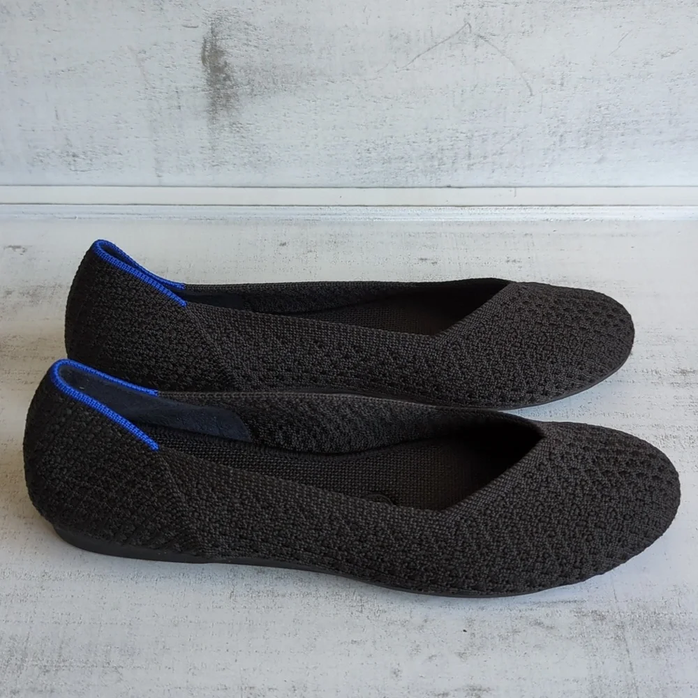 ❤️ ROTHYS HONEYCOMB ROUND TOE WOMEN'S FLATS SHOES - Picture 4 of 15